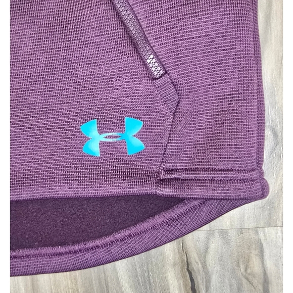Under Armour Youth Hoodie Size Large Maroon Storm - Picture 5 of 8